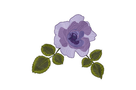 Dark Purple Rose Embroidery Review